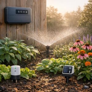 Mehr über den Artikel erfahren Mit cleverer Sensorik zum optimalen Gießplan – Technik, die Ihrem Garten Wasser spart